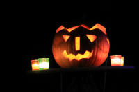 Turn your pampered pumpkins into scary Hallowe'en faces