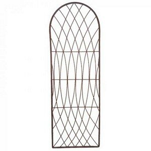 Rot-Proof Faux Willow Trellis - Round Natural 1.2 x 0.45m
