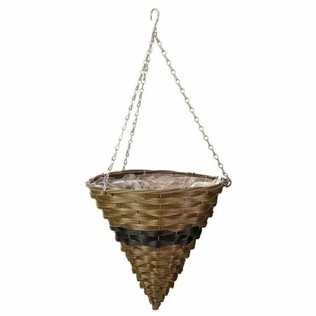 14” Firenze Faux Rattan Cone