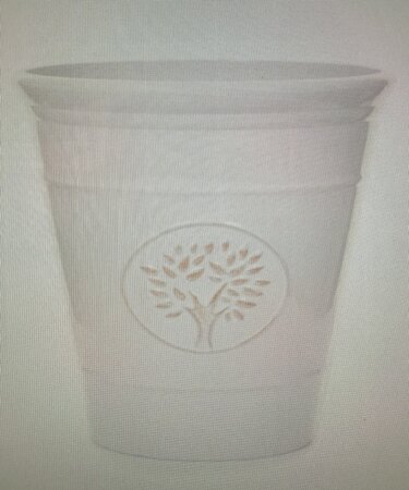 30cm Blenheim Pot - Off White