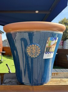 35cm Chatsworth Pot - Blue