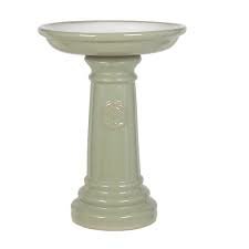 37CM HERITAGE BIRDBATH GREEN