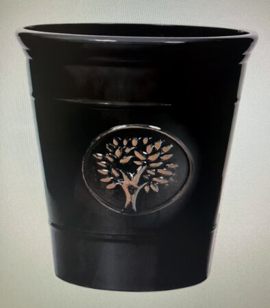 40cm Blenheim Pot - Black