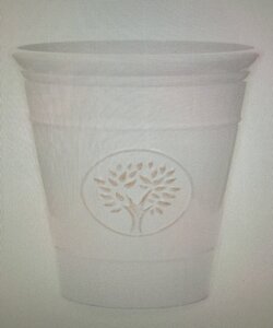 40cm Blenheim Pot - Off White