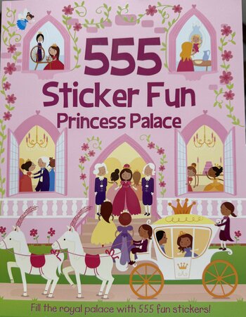 555 Stickers Fun Princess Palace - image 1