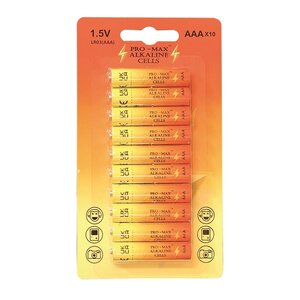 AAA Batteries Blister Pk 10