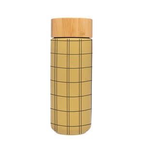 &AGAIN CERAMIC TRAVEL MUG WITH BAMBOO LID