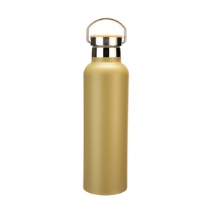 &AGAIN DOUBLE WALL BOTTLE WITH BAMBOO LID