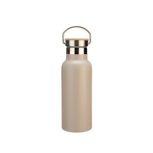 &AGAIN DOUBLE WALL BOTTLE WITH BAMBOO LID