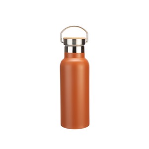 &AGAIN DOUBLE WALL BOTTLE WITH BAMBOO LID