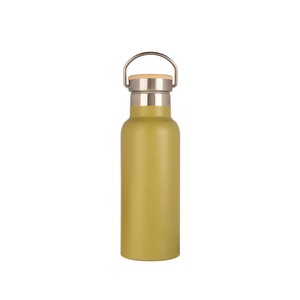&AGAIN DOUBLE WALL BOTTLE WITH BAMBOO LID