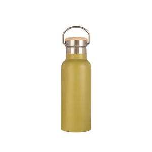 &AGAIN DOUBLE WALL BOTTLE WITH BAMBOO LID