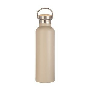 &AGAIN DOUBLE WALL BOTTLE WITH BAMBOO LID