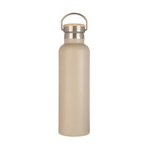 &AGAIN DOUBLE WALL BOTTLE WITH BAMBOO LID