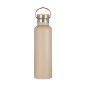 &AGAIN DOUBLE WALL BOTTLE WITH BAMBOO LID