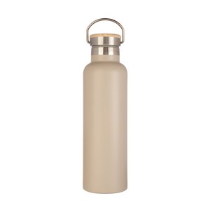 &AGAIN DOUBLE WALL BOTTLE WITH BAMBOO LID