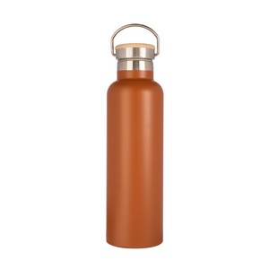 &AGAIN DOUBLE WALL BOTTLE WITH BAMBOO LID