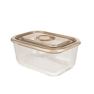 &AGAIN GLASS RECTANGULAR STORAGE CONTAINER - D and M Garden Centre