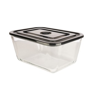 &AGAIN GLASS RECTANGULAR STORAGE CONTAINER