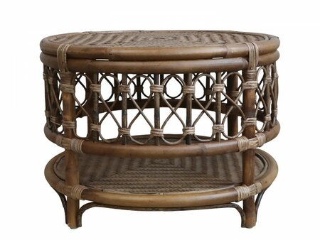 Anor Wicker Table w. shelf