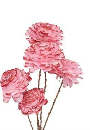 Artificial Flower Ranunculus 5Pcs L-60