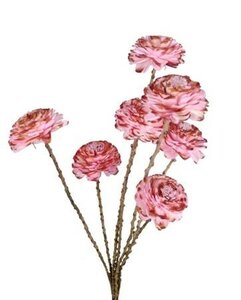 Artificial Flower Ranunculus 7Pcs L-60