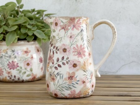 Auray Jug w. flowers