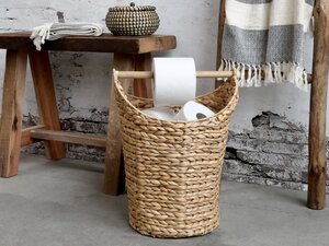 Basket w. toilet paper holder - image 2