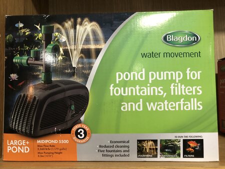 BD Pump Mini Pond 5500