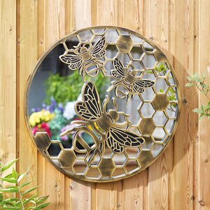 BeeFlection Home & Garden Mirror - Goldgris
