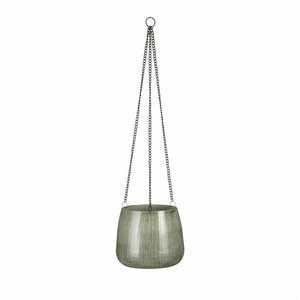 Benson pot hanging l. grey - h16xd19cm