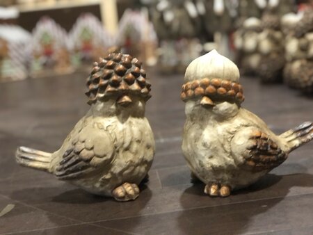 Bird brown 2 assorted