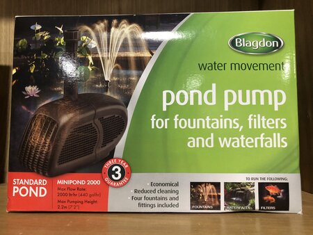 BD Pump Mini Pond 2000