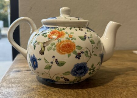 Blue Rosa (4 Cup) Teapot