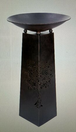 Bowl stand, "Gartenbaum", Tree of life motif