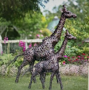 Bronze Giraffe Sculpture Large