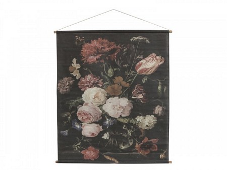 canvas for hanging w. Floral print