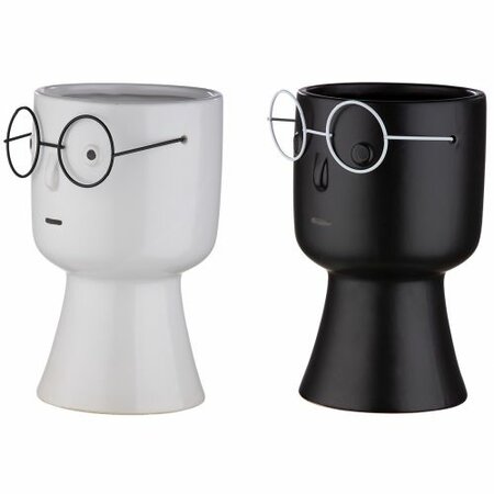"Face"Face motif 2 Assorted black or white