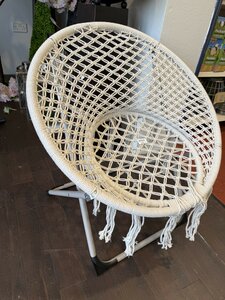 Chair / armchair, round, "Bohemian"