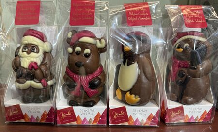 Chocolate figures 4 assorted