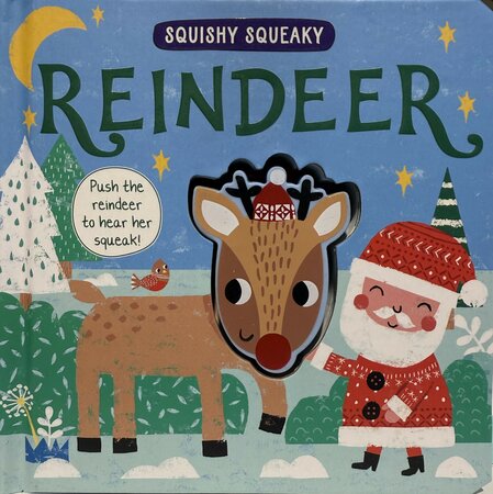 Christmas Squishy Squeaky Reindeer - image 1