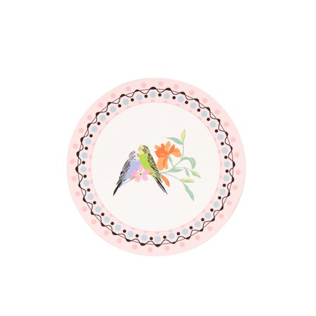 CK BUDGIE CB ROUND COASTERS 4PK
