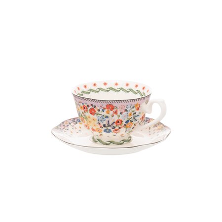 CK HARMONY DITSY TEACUP & SAUCER