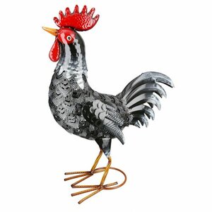 Cock Metal black figure