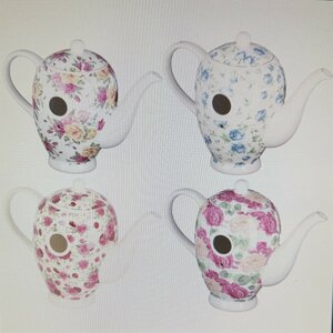 Coffeepot birdhouse Assorted