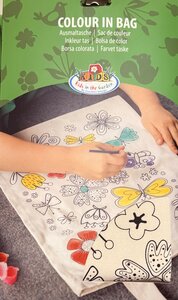 Colour in bag flowers