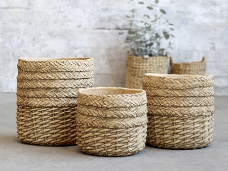 Corte Planter w. braided pattern