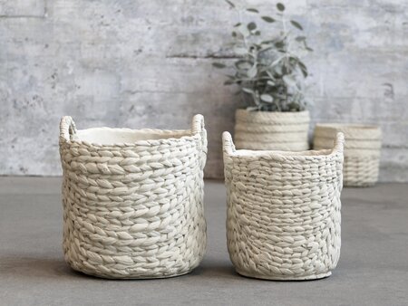 Corte Planter w. braided pattern