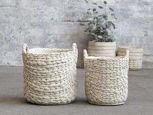 Corte Planter w. braided pattern