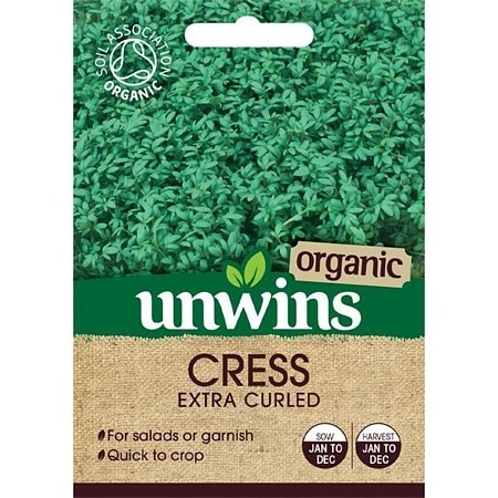 Cress Extra Curled (Organic)